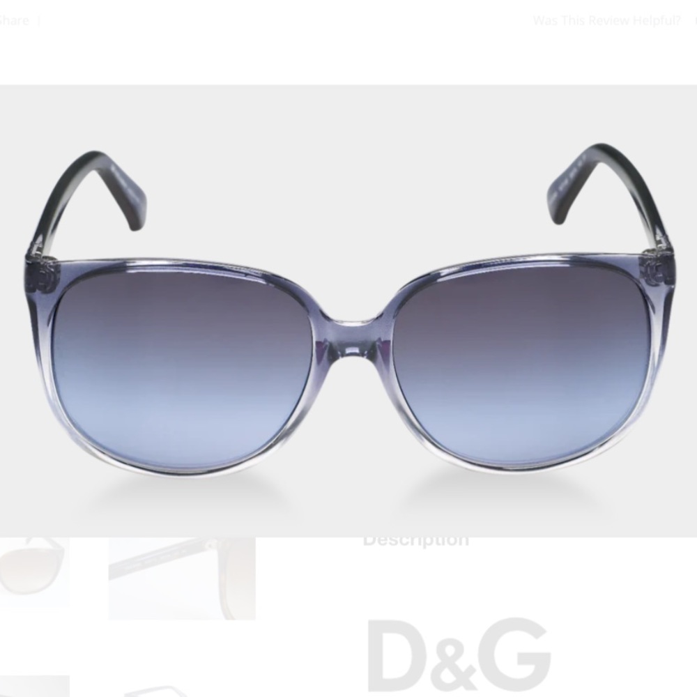EUC Dolce & Gabbana Sunglasses. Blue Ombré